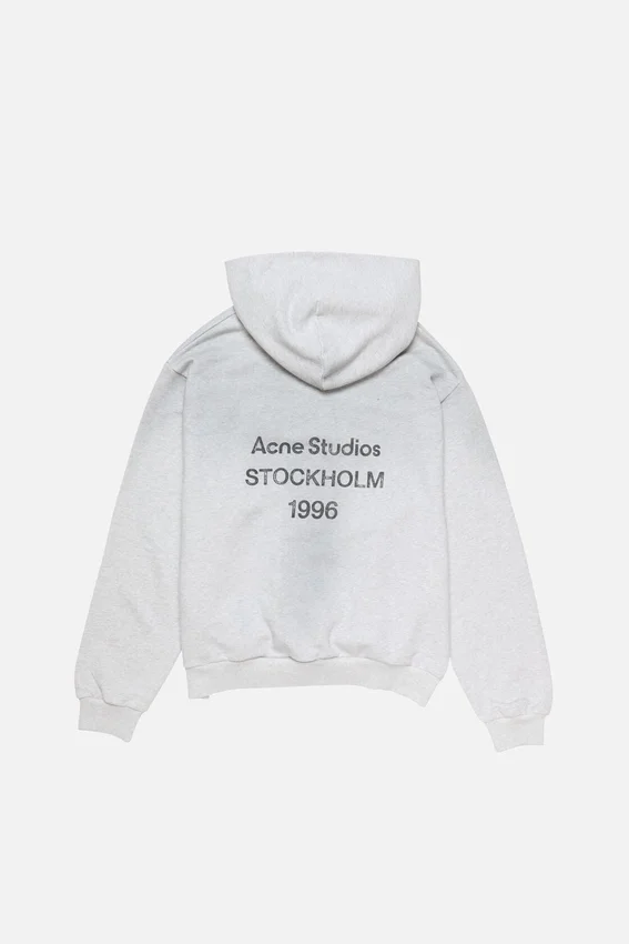 Fleece logo hoodie