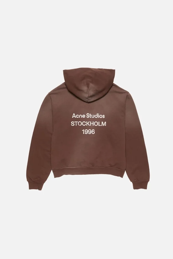 Fleece logo hoodie