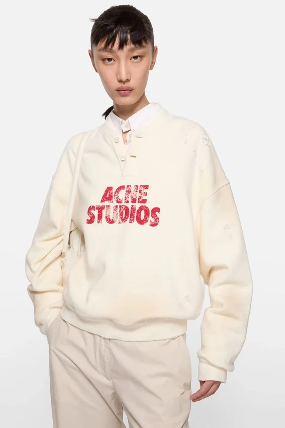 Fleece logo sweatshirt