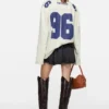 Fleece mini skirt