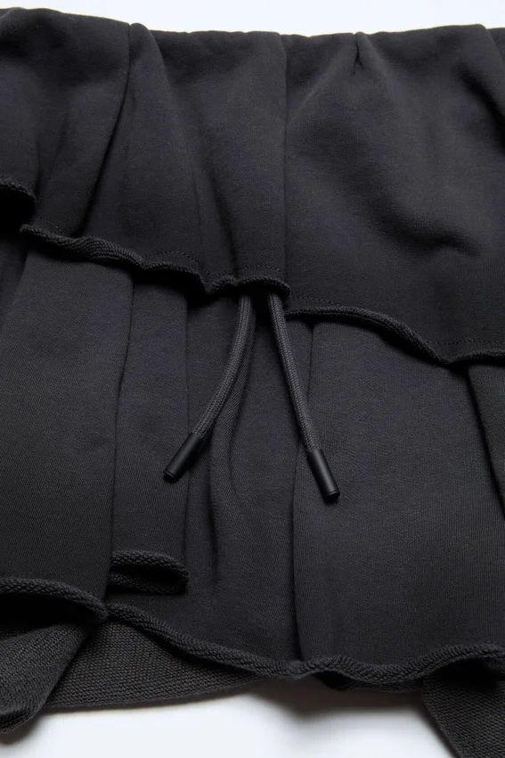 Fleece mini skirt
