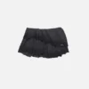 Fleece mini skirt