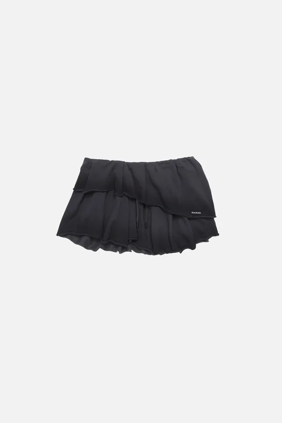 Fleece mini skirt