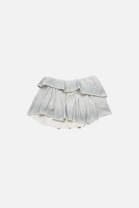Fleece mini skirt
