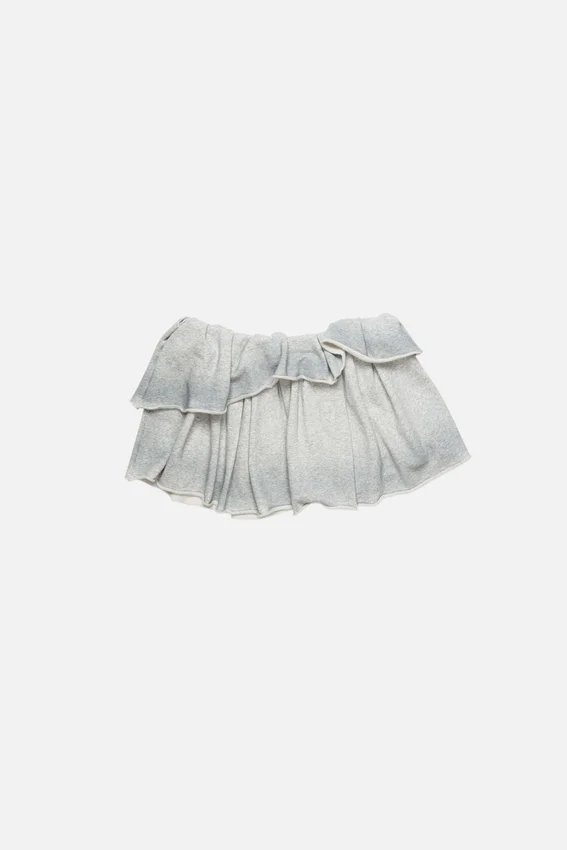 Fleece mini skirt