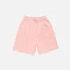 Fleece shorts with logo