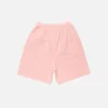 Fleece shorts with logo