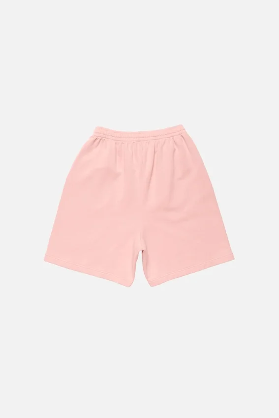 Fleece shorts with logo