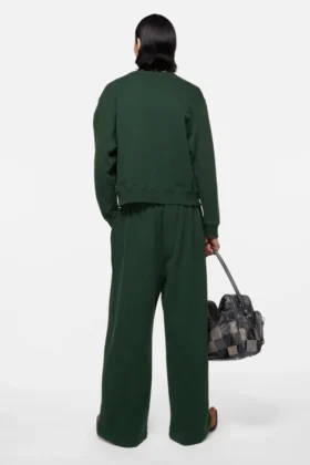 Fleece sweatshirt with logo