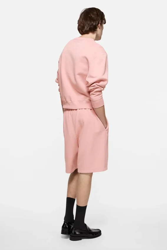 Fleece sweatshirt with logo