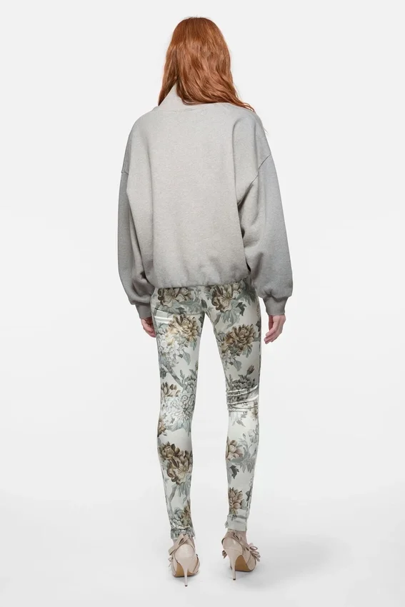 Fleece sweatshirt with logo