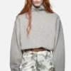Fleece sweatshirt with logo