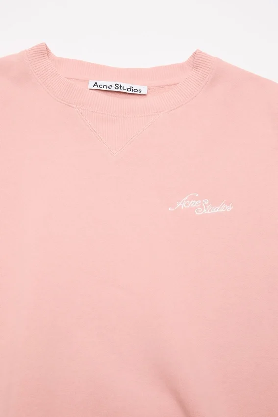 Fleece sweatshirt with logo