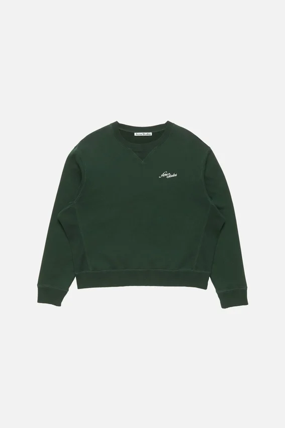 Fleece sweatshirt with logo