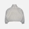 Fleece sweatshirt with logo