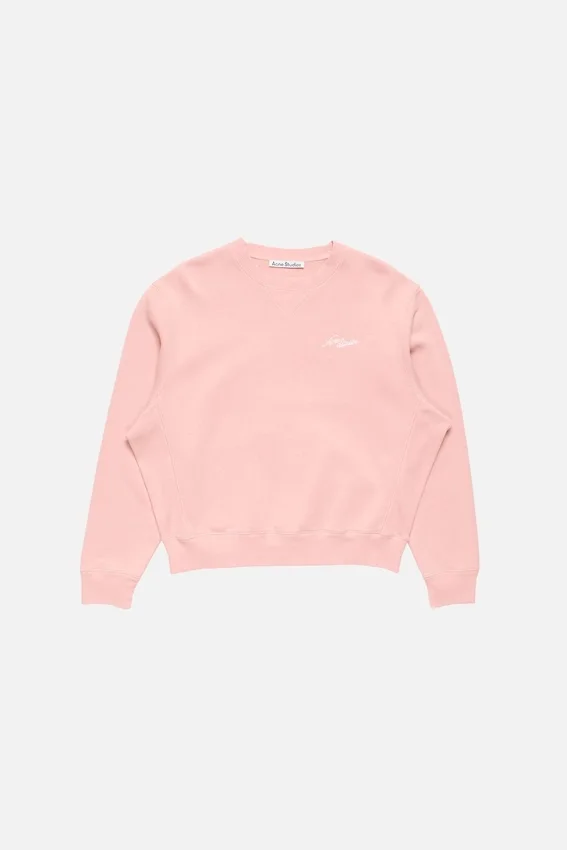 Fleece sweatshirt with logo