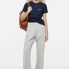 Fleece trousers with logo