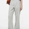Fleece trousers with logo