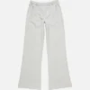 Fleece trousers with logo