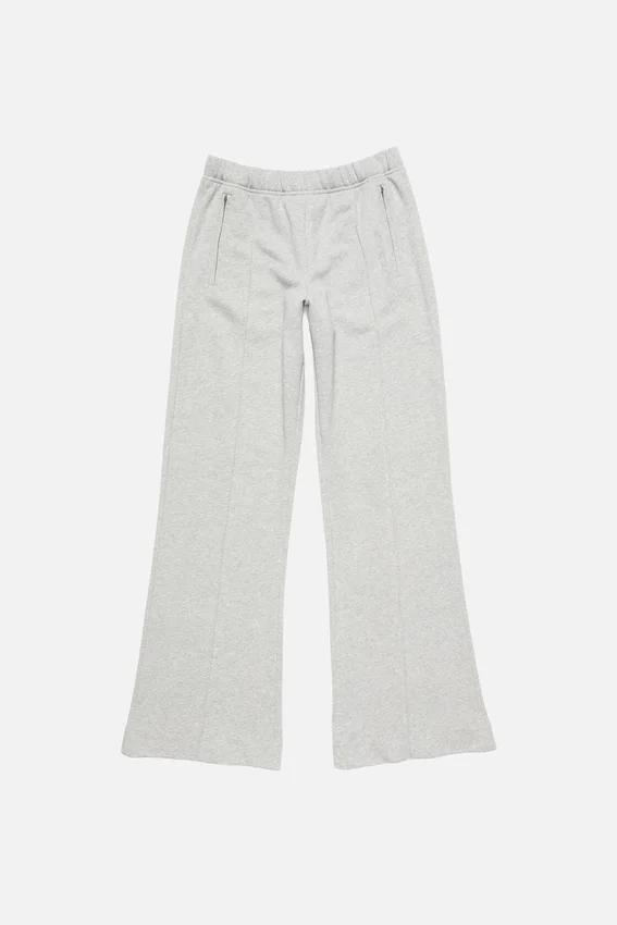 Fleece trousers with logo