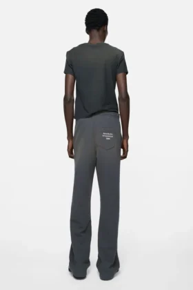 Fleece trousers with stamp logo