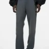 Fleece trousers with stamp logo