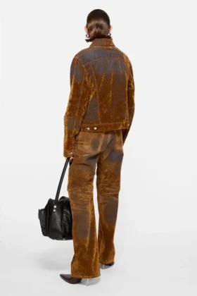 Flocked denim jeans - 2021