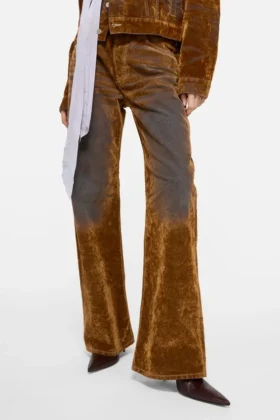 Flocked denim jeans – 2021