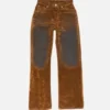 Flocked denim jeans - 2021