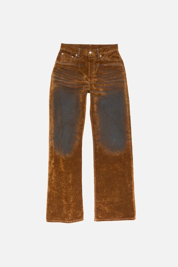 Flocked denim jeans - 2021