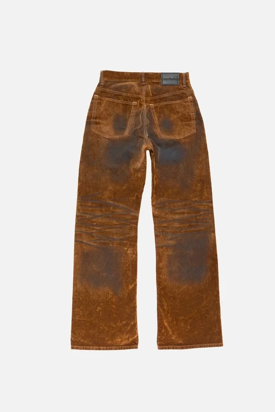 Flocked denim jeans - 2021