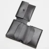 Leather trifold wallet