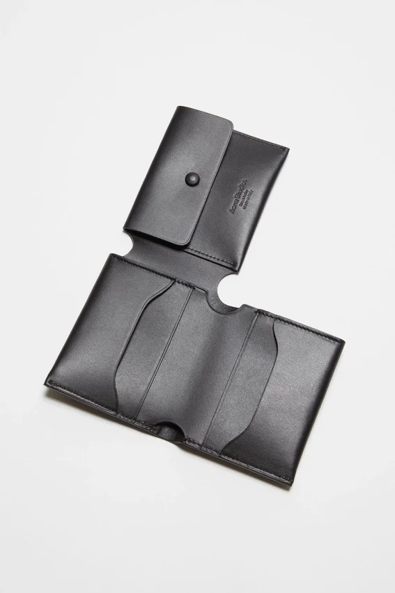 Leather trifold wallet