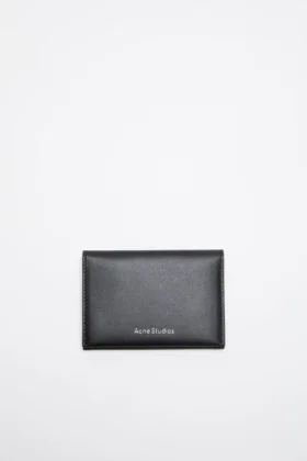 Folded leather wallet