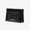 Folded leather wallet