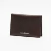 Folded leather wallet