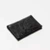 Folded leather wallet