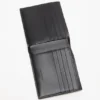 Folded leather wallet