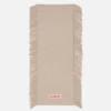 Fringe wool scarf