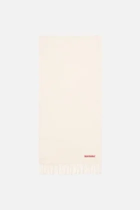 Fringe wool scarf – Narrow
