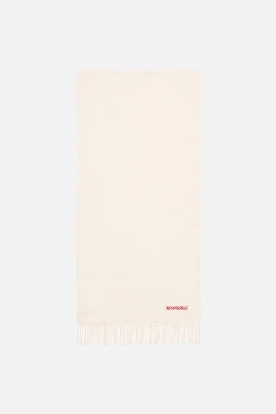Fringe wool scarf – Narrow