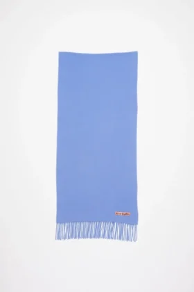 Fringe wool scarf - Narrow