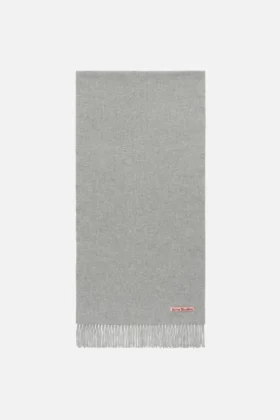 Fringe wool scarf - Narrow