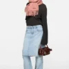 Fringe wool scarf – Narrow