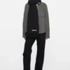 Fringe wool scarf – Narrow