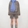 Fringe wool scarf - Narrow