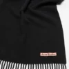 Fringe wool scarf – Narrow