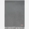 Fringe wool scarf - oversized