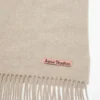 Fringe wool scarf - oversized