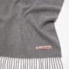 Fringe wool scarf - oversized